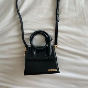 Jacquemus Black “Le Chiquito Noeud” Bag